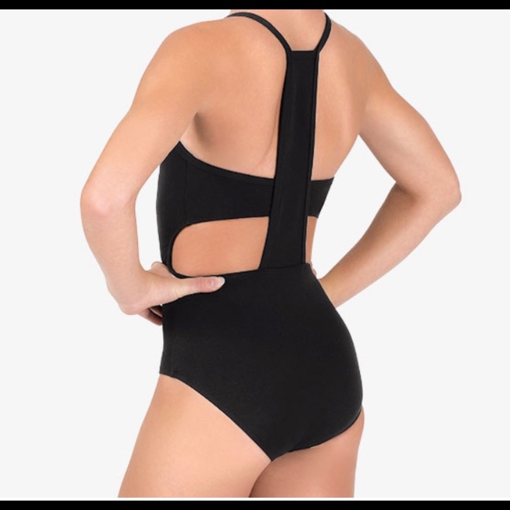 Black Natalie Cami Leotard
